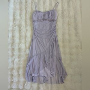 Ruby Rox Milkmaid Style Assymetric Dress